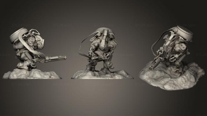 Figurines simple (Gears of War, STKPR_1428) 3D models for cnc